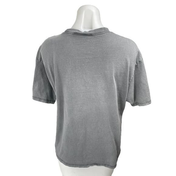 H&M Women's Gray Nirvana Graphic Print Short Sleeve Band T Shirt Tee Top Size M - Picture 2 of 5